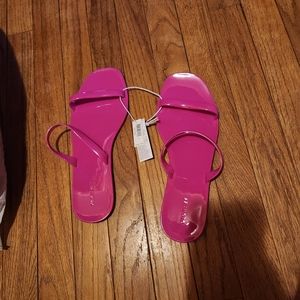 New Old Navy Pink Jelly Sandals Size 10